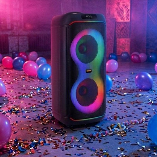 Enceinte PcCom Essential TrueVibe 8 Bluetooth 120W avec double woofer 8" RGB
