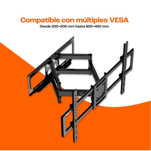 PcCom Essential Soporte TV 42" a 100" VESA 600x400/800x400 Ma?x 70Kg