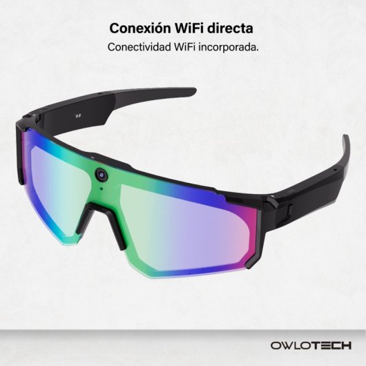 Owlotech Vision Sport AI Gafas Deportivas 32MP Llamadas, Música, Captura Imágenes y Vídeo, Traducción Multicolor