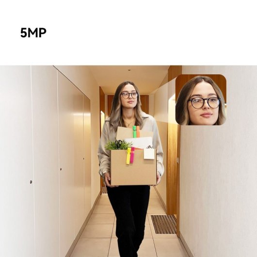 Olho Mágico Digital WiFi Imou VD1-5M0S Tela 4,3” 125°