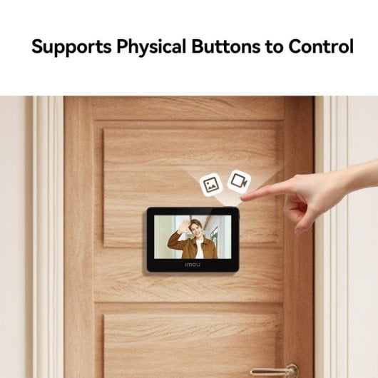 Olho Mágico Digital WiFi Imou VD1-5M0S Tela 4,3” 125°