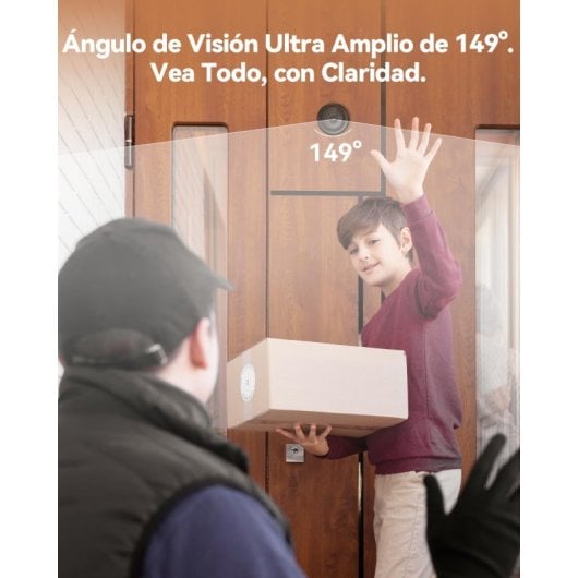 Mirilla Digital WiFi Imou VD1-5M0S Pantalla 4.3" 125°