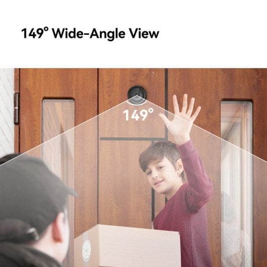 Olho Mágico Digital WiFi Imou VD1-5M0S Tela 4,3” 125°