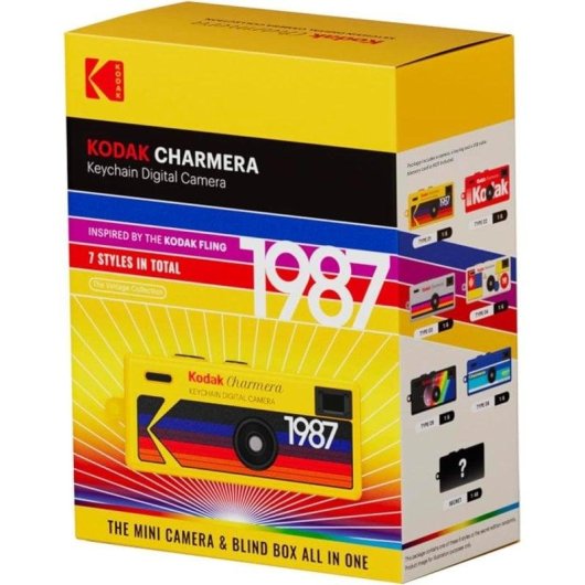 Cámara Compacta Llavero Kodak Charmera 1.6MP USB-C Pantalla LCD Diseño Vintage Sorpresa