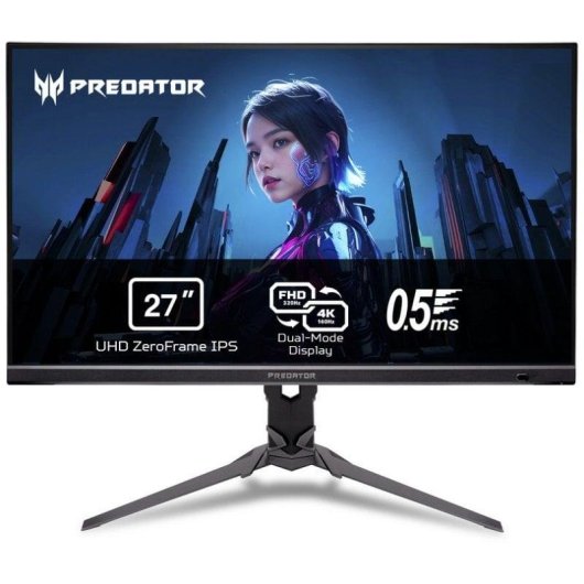 Monitor Acer Predator XB273KV5 27" UltraHD 4K 160Hz IPS 0,5ms FreeSync Premium HDR400