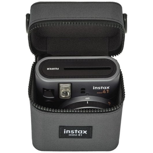 Câmara Instantânea Fujifilm Instax Mini 41 Flash Estojo Pack 10 Fotos Preto