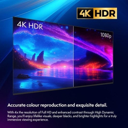 TV Vibox QLED 43Z60UHDQ 43" 4K UltraHD 60Hz Smart TV WebOS HDR10 Dolby Audio