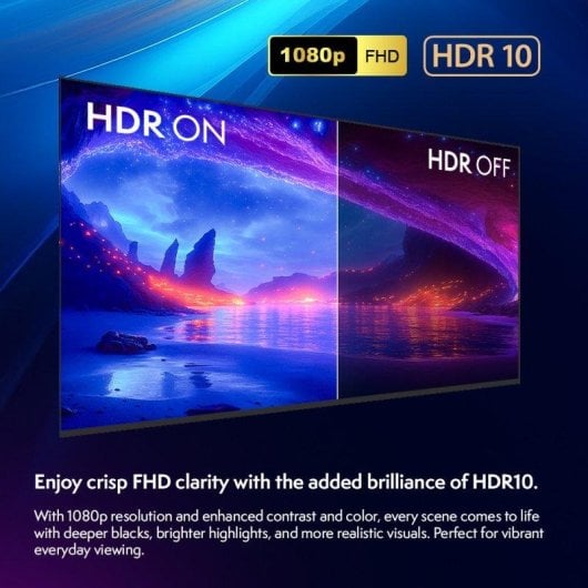 TV Vibox LED 32Z60HD 32" HD 60Hz Smart TV WebOS HDR10 Dolby Audio