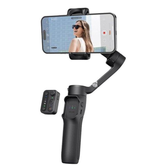 Gimbal Hohem iSteady X3 SE Preto 3 Eixos Leve Dobrável 11h Bateria Tripé