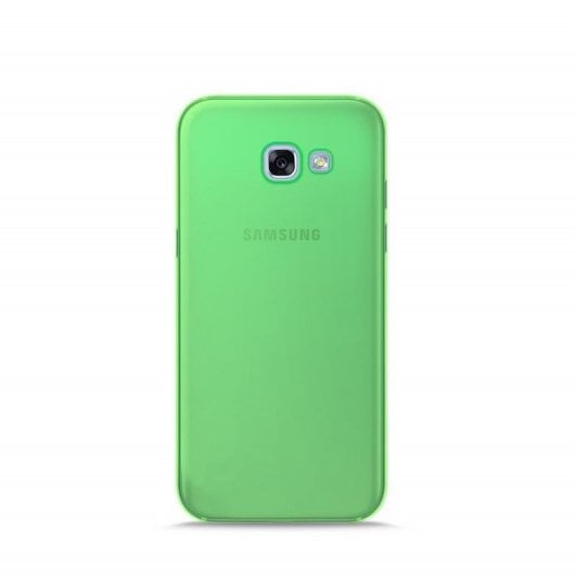 Funda para móvil PURO 03 Nude Cover Silicona Verde Resistente a golpes y arañazos para Samsung Galaxy A3 2017