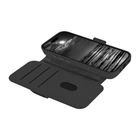 Funda para móvil dbramante1928 Lynge MS ICON Folio Noir Magnétique MagSafe pour iPhone 17