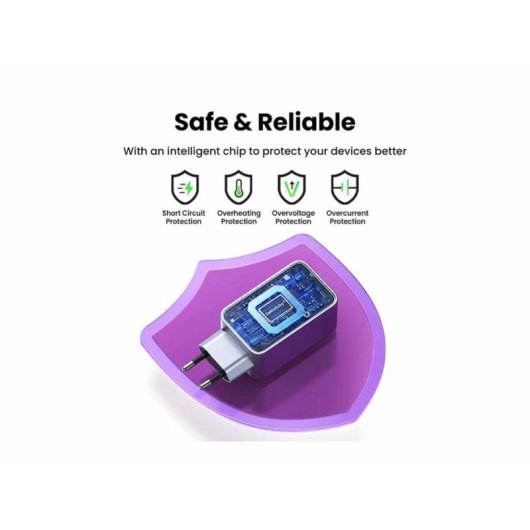 Caricatore UGREEN Nexode Pro 3 Porte GaN Ricarica Rapida USB-C Cavo Incluso