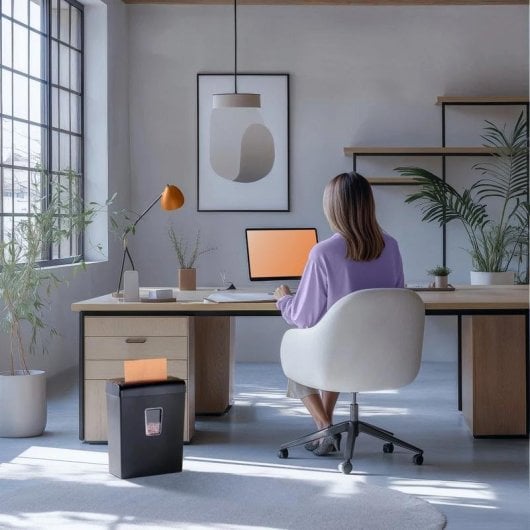 Destructeur de papier Hama Prime M80 Microcoupure 8 feuilles 20 L 68 dB