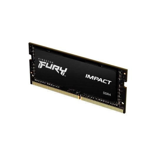 Mémoire RAM Kingston FURY Impact 32GB 1x32GB DDR4 3200MHz CL20 SO-DIMM Intel XMP Noir