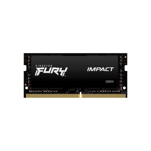 Mémoire RAM Kingston FURY Impact 32GB 1x32GB DDR4 3200MHz CL20 SO-DIMM Intel XMP Noir