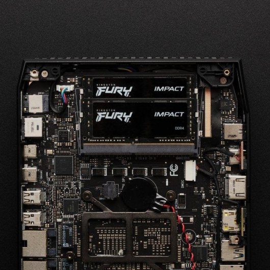 Memoria RAM Kingston FURY Impact 32GB 1x32GB DDR4 3200MHz CL20 SO-DIMM Intel XMP Nero