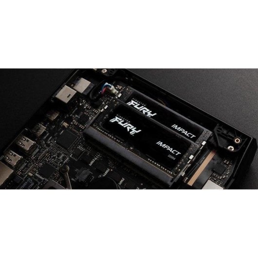 Memoria RAM Kingston FURY Impact 32GB 1x32GB DDR4 3200MHz CL20 SO-DIMM Intel XMP Nero