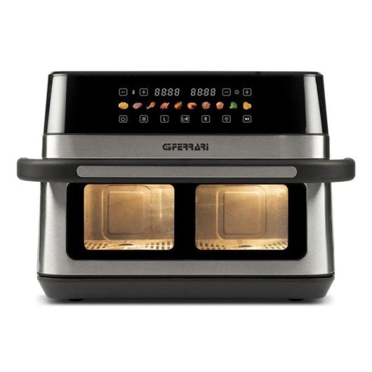 Airfryer G3Ferrari G10223 12L 2200W Double Fenêtre 10 Programmes Déshydrateur