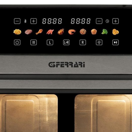 Airfryer G3Ferrari G10223 12L 2200W Double Fenêtre 10 Programmes Déshydrateur