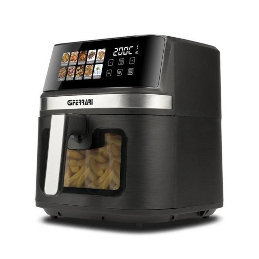 Freidora de Aire G3Ferrari Friggisano 8L 1700W con 10 Programas y Pantalla Táctil