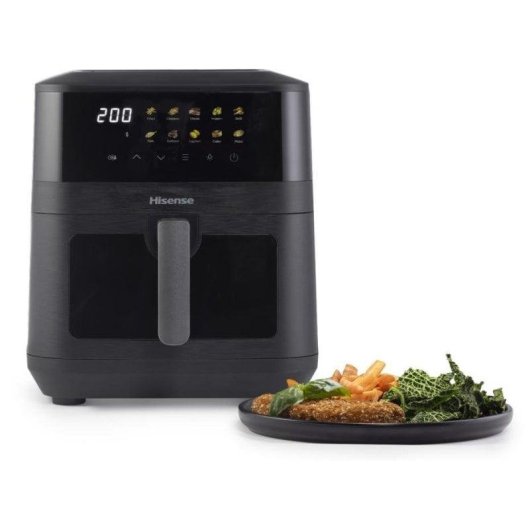 Airfryer Hisense HAF2100DCD 7,7L 2100W Touchscreen 10 Programma's