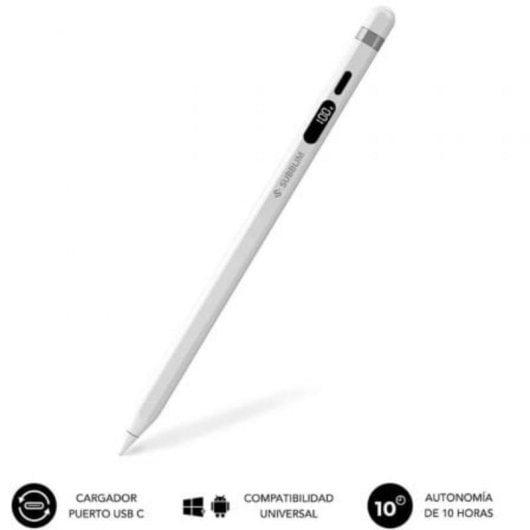 Stylet numérique Subblim SUBPEN-UN0001 NoteFlow Pen écran batterie USB-C Bluetooth