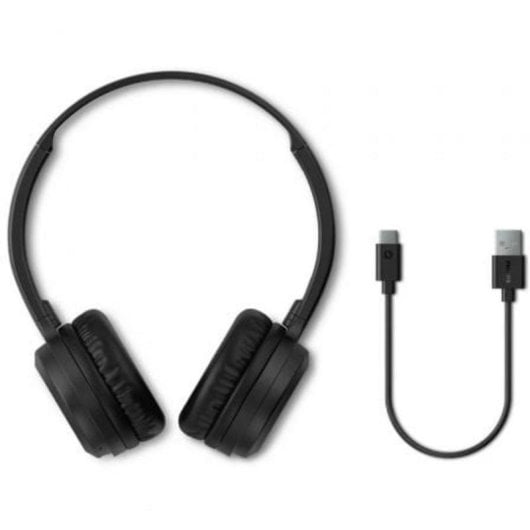 Auriculares Philips TAH1108BK inalámbricos Bluetooth con micrófono, plegables, negros