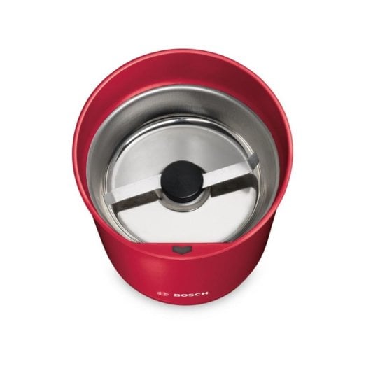 Moulin à café Bosch TSM6A014R 75g Rouge 180W Lames Inox Sécurité