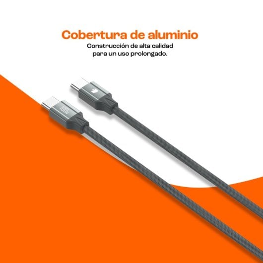 PcCom Essential Cable USB-C a USB-C 100W High Power E-marker Chip 1m