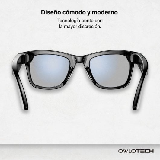 Owlotech Lens AI Gafas Inteligentes Cristal Fotocromático 8mp Llamadas, Música, Captura Imágenes y Vídeo, Traducción en 