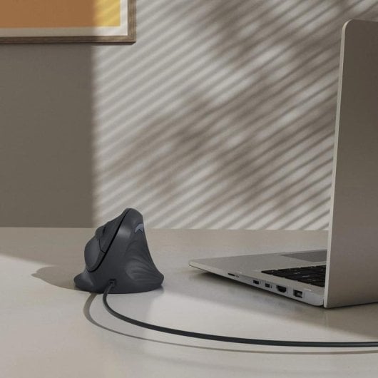 Rato Hama ECM-500R USB Tipo A 1800DPI Preto Vertical Silencioso 7 Botões