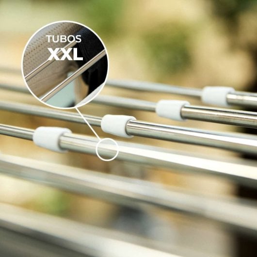 Étendoir à linge de balcon Newlux Aerial V9 Blanc