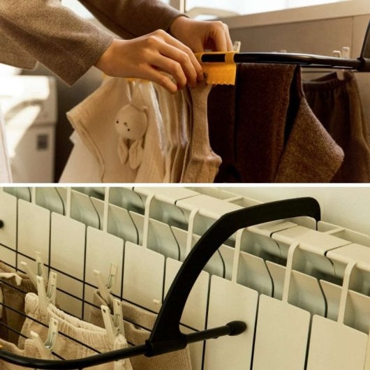 Radiador para estendal Newlux Aereo V5, preto