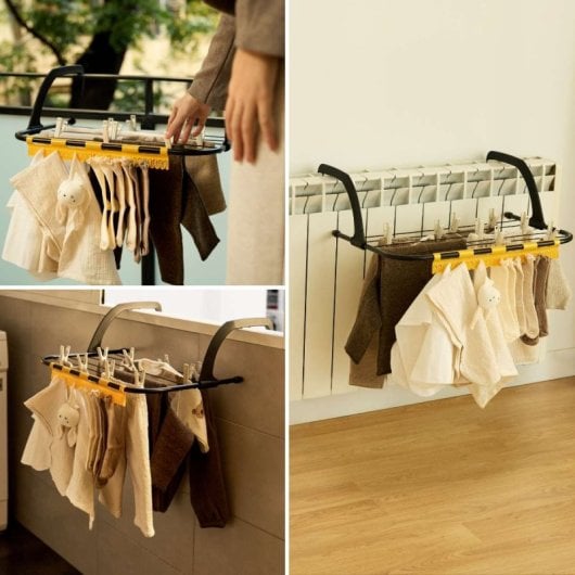 Radiador para estendal Newlux Aereo V5, preto