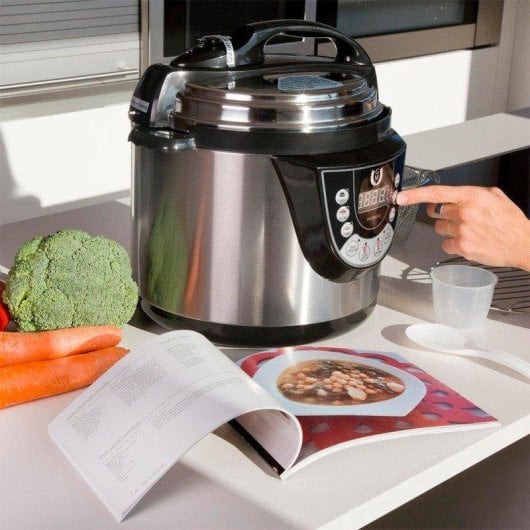 Autocuiseur Cecotec GM D+ 6L 1000W Programmable 24h Pression Double Mémoire