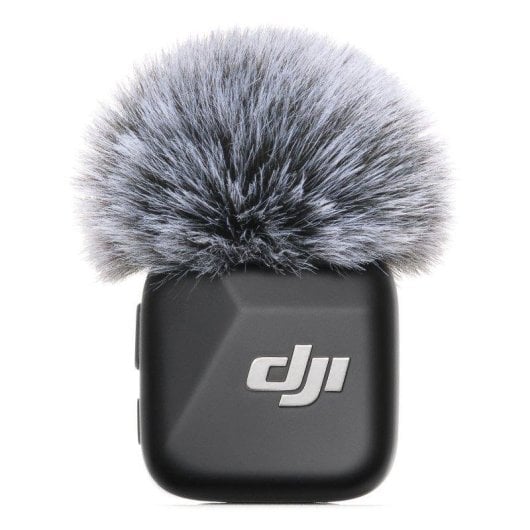 Microfone DJI Mic Mini sem fios omnidirecional transmissor compacto preto