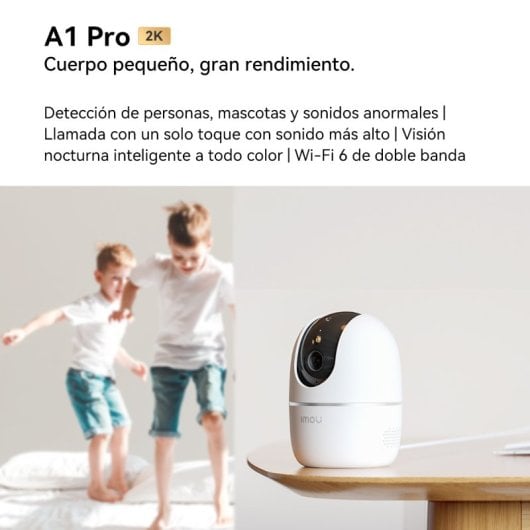 Cámara IP Imou A1 Pro 2K Visión Nocturna Interior Detección IA Audio Bidireccional