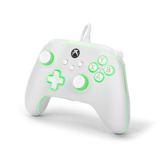 Gamepad PowerA XBGP0178-01 Advantage Wired Controller Weiß LED PC Xbox