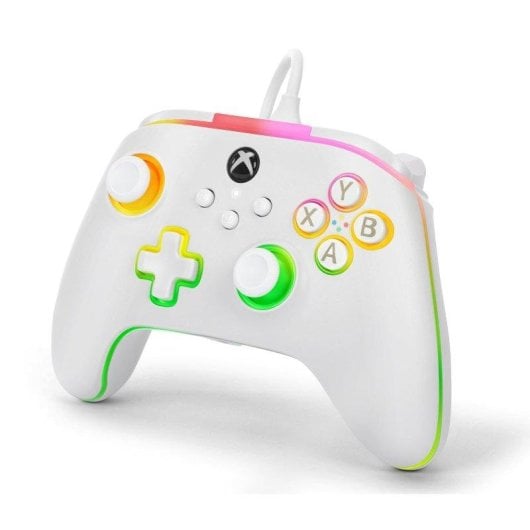 Gamepad PowerA XBGP0178-01 Advantage Wired Controller Weiß LED PC Xbox