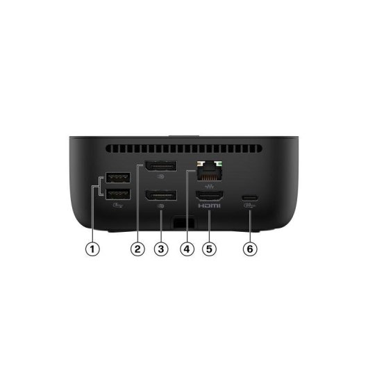 Station d'accueil HP USB-C G6 100W HDMI 2.1 Dual Display RJ45 Audio
