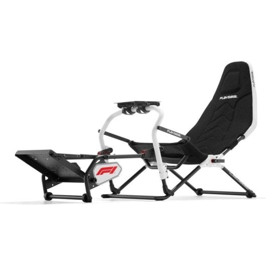 Sedile da corsa Playseat Challenge DD F1 Edition ergonomico pieghevole bianco