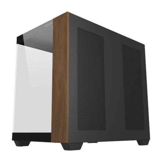 Boîtier PC Abysm Sava Nature 285B Design Bois ATX 4x Ventilateurs ARGB