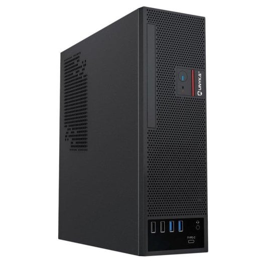 PC-Gehäuse UNYKAch UK3006 Slim SFF Micro ATX 8L Schwarz ODD 150W Flex