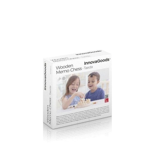 Juego educativo InnovaGoods Pack Ajedrez de Memoria y Kit de Construcción multicolor