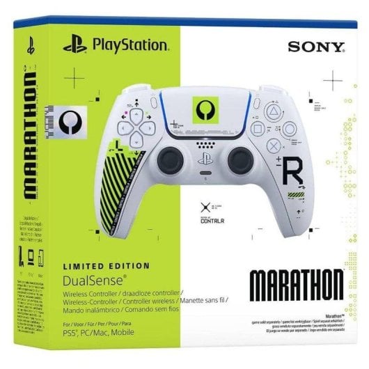 Mando Sony DualSense Edición Limitada Marathon inalámbrico retroalimentación háptica