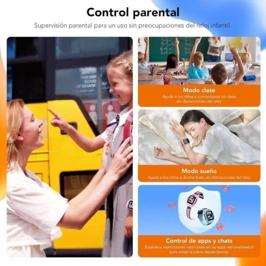 Imoo Z3 4G GPS 44mm Display Touch Blu IP68 SOS Videocall Controllo Parentale Bambini