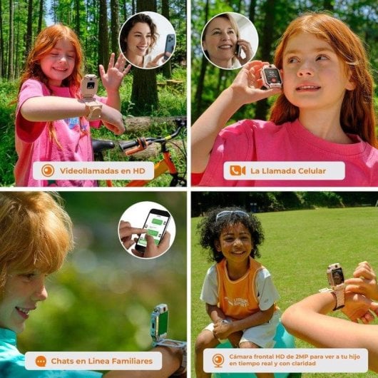 Imoo X10 GPS Videocall 4G 44mm Display HD Grigio IP68 SOS App Genitori Bambini