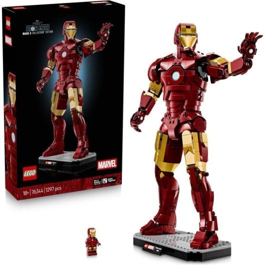 LEGO Marvel Iron Man Mark 3 Edición para Coleccionistas 76344 1297 piezas