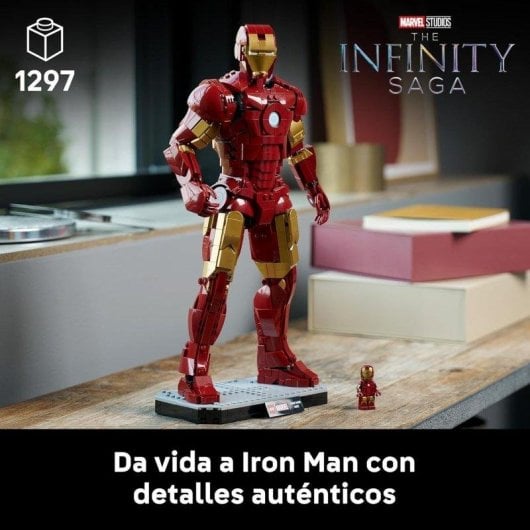 LEGO Marvel Iron Man Mark 3 Edición para Coleccionistas 76344 1297 piezas