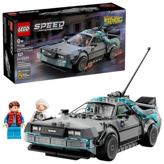 LEGO Speed Champions Machine à Voyager dans le Temps Retour vers le Futur 77256 357 pièces